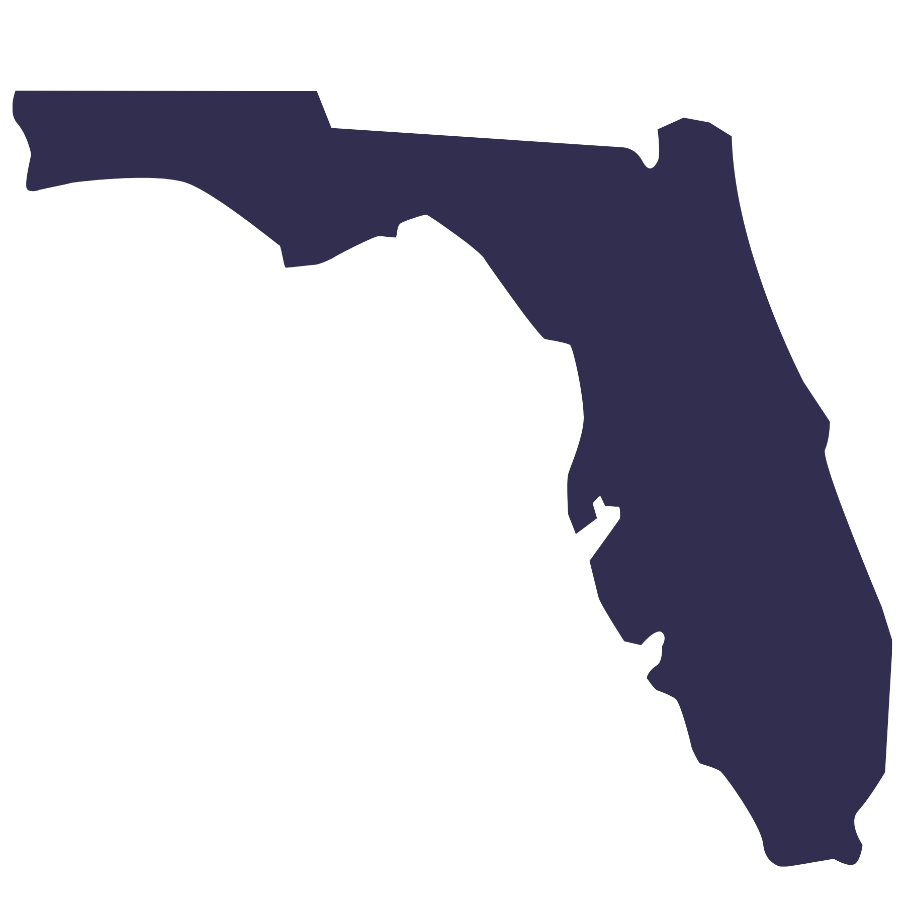 Florida service area map
